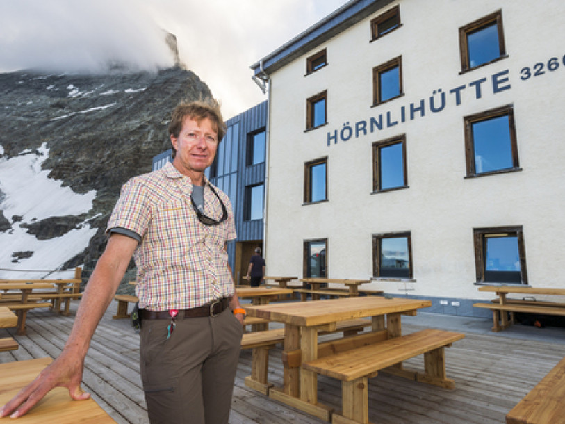 Une nouvelle cabane du Hörnli plus petite au Cervin