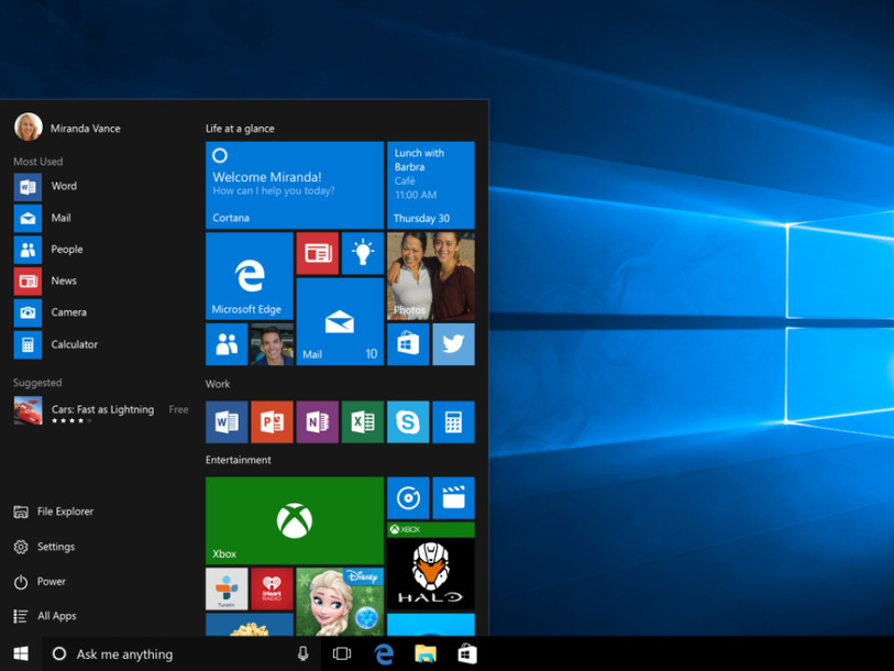 Microsoft a lancé la très attendue mise à jour Windows 10