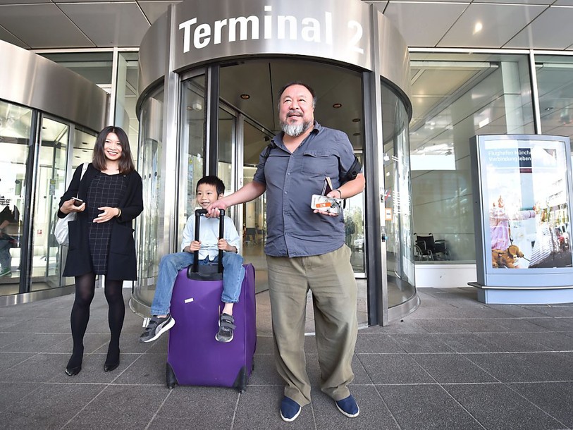 AI Weiwei en Allemagne après quatre ans sans passeport