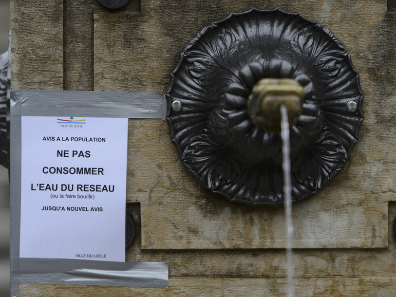 Orage à l'origine de la contamination - Eau à nouveau consommable