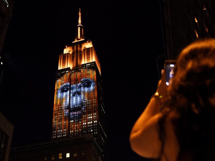 L'Empire State Building de New York illuminé pour la cause animale