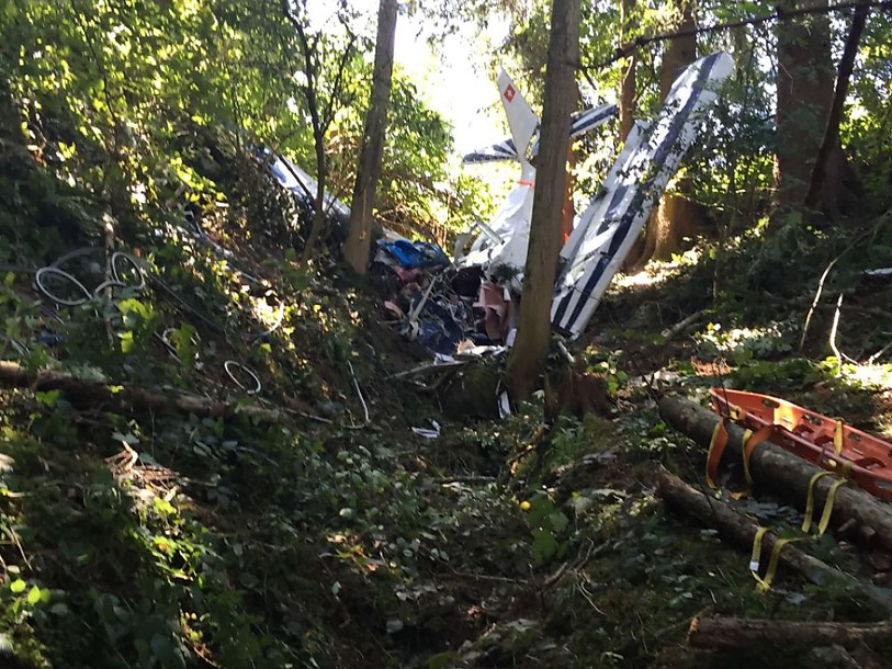 Deux morts dans le crash d'un petit avion en Appenzell