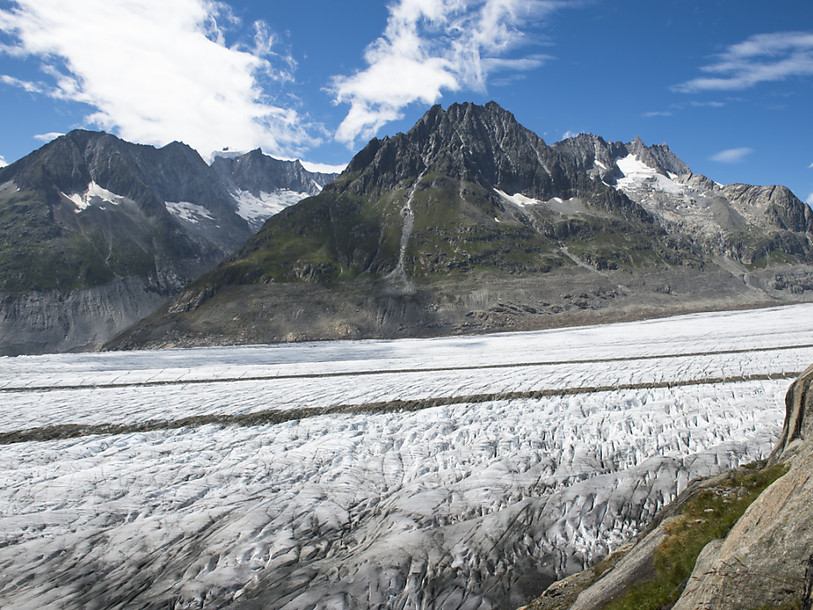 Les glaciers souffrent de la chaleur caniculaire