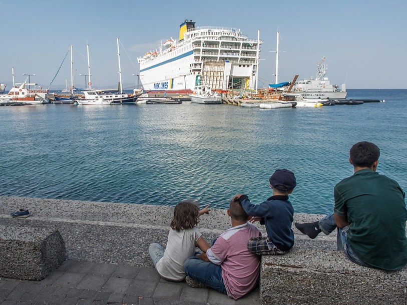Tensions entre migrants sur l'île grecque de Kos