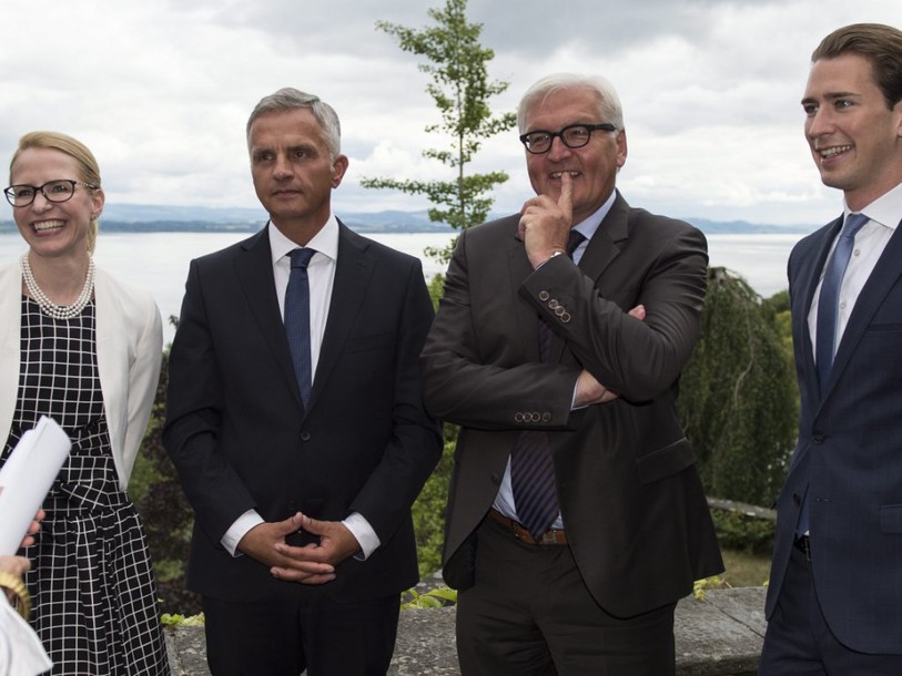 Didier Burkhalter a reçu ses homologues germanophones à Neuchâtel