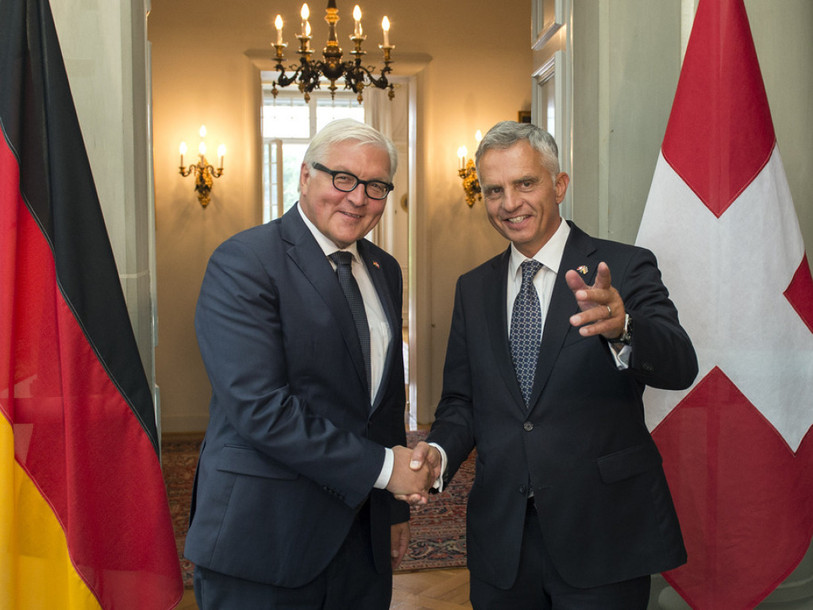Burkhalter et Steinmeier ont discuté libre circulation à Berne
