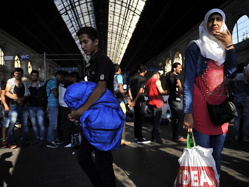 Gare de Budapest rouverte mais barrée par la police