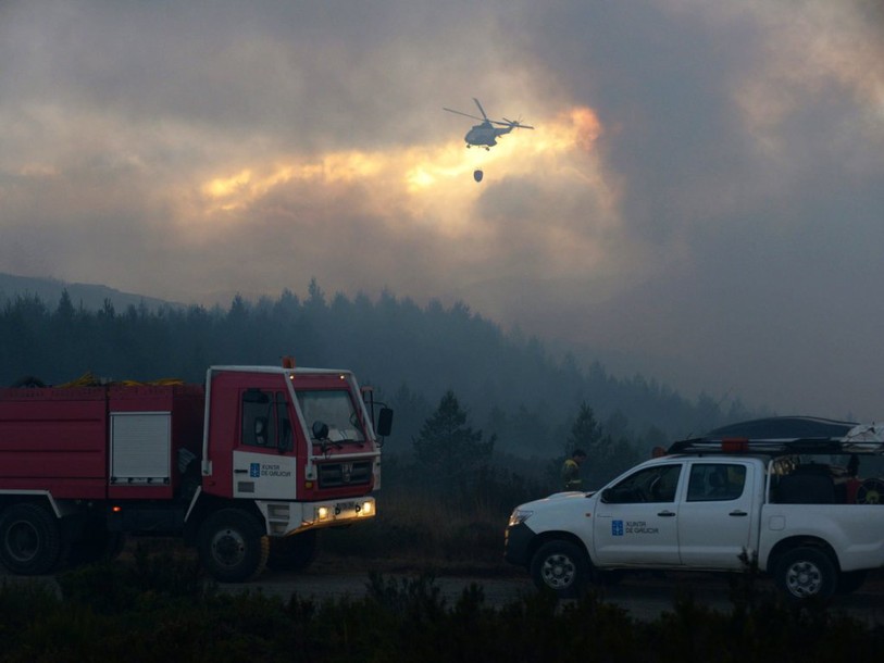 L'incendie de Galice maîtrisé: 3000 hectares brûlés