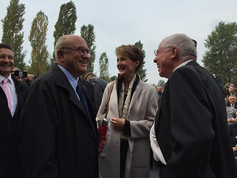 Simonetta Sommaruga et Christoph Blocher commémorent la bataille