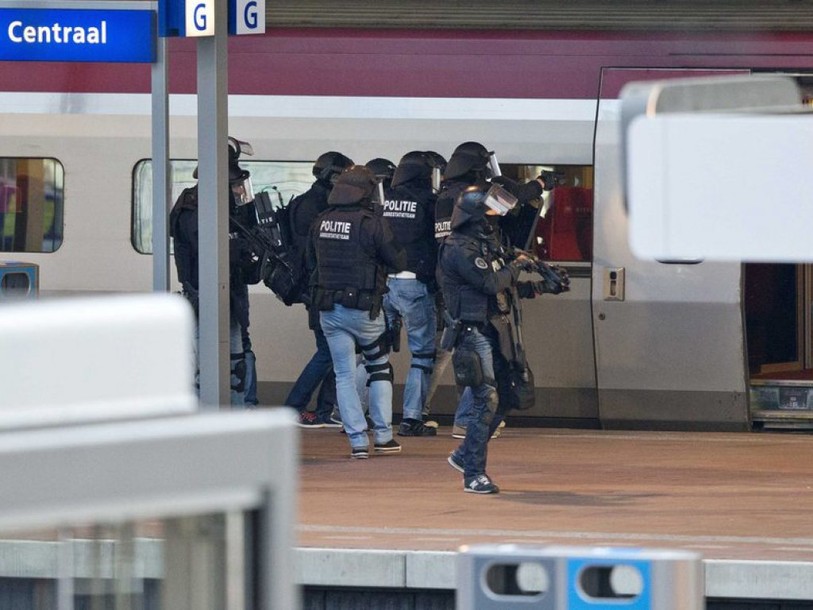 Arrestation d'un homme s'étant enfermé dans un Thalys à Rotterdam