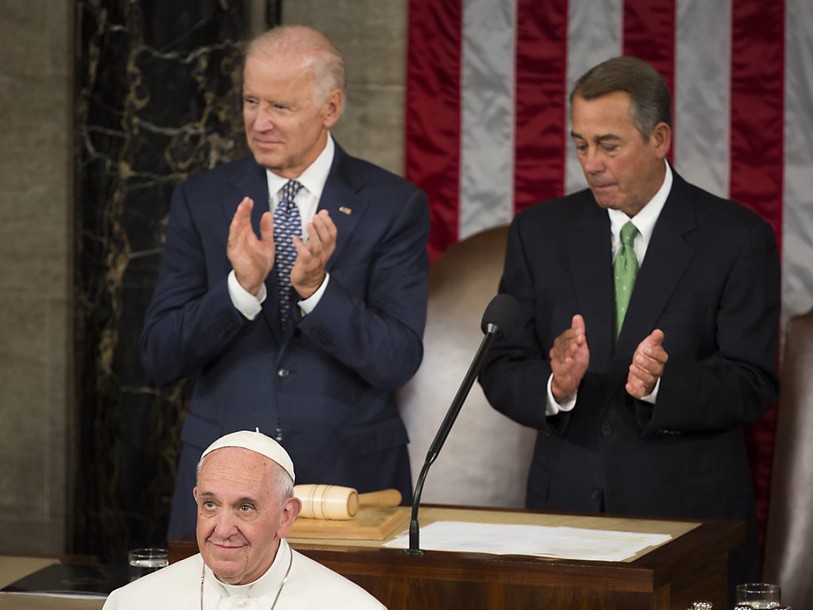 Le pape appelle les élus américains à répondre aux défis mondiaux