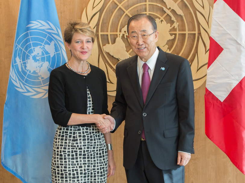 Ban Ki-moon loue le modèle participatif suisse