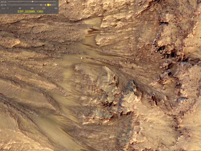 Des preuves d'eau liquide sur Mars aujourd'hui (Nasa)