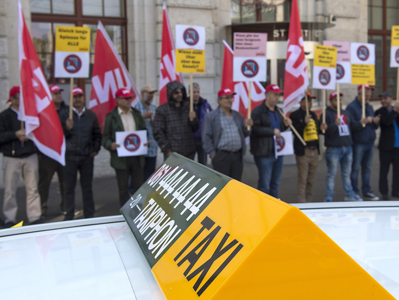 Les taxis bâlois montent au créneau contre Uber