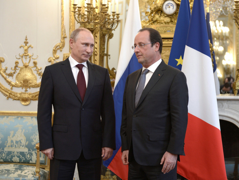 Le président français reçoit vendredi son homologue russe