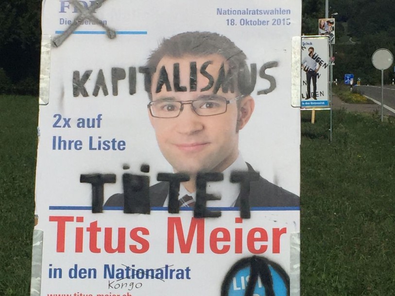Les partis luttent contre le vandalisme contre leurs affiches