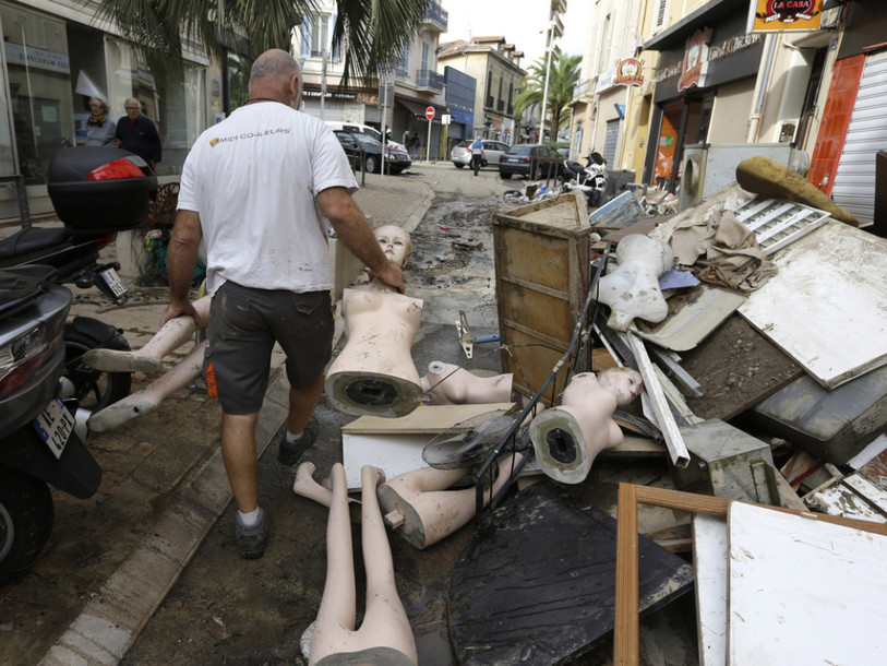 Déluge meurtrier en Côte d'Azur: 20 morts mais plus de disparus