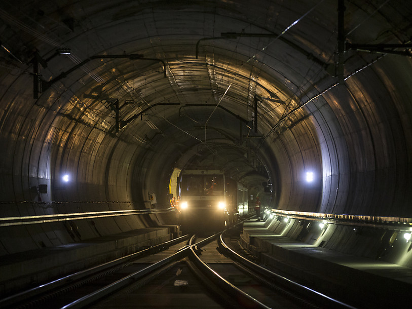 Premiers tests du tunnel de base du Gothard concluants