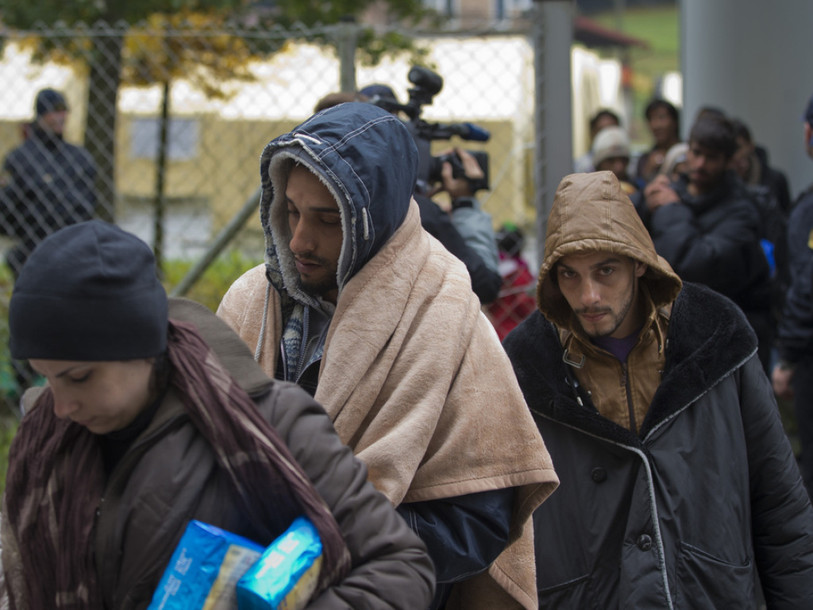 Arrivée massive de migrants en Slovénie