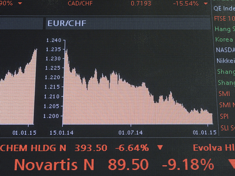 La Bourse suisse termine dans le rouge