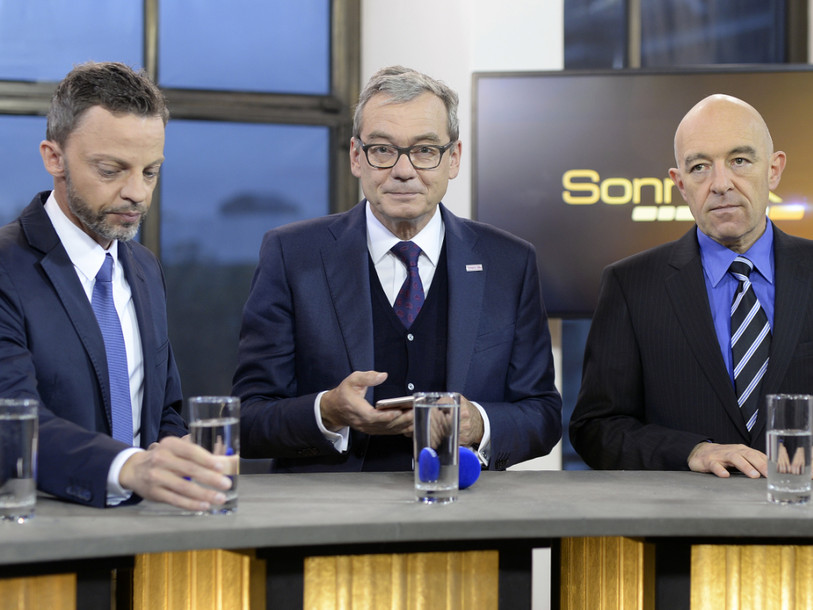 Ruedi Noser (PLR) et Hans-Ueli Vogt (UDC) face à Bastien Girod