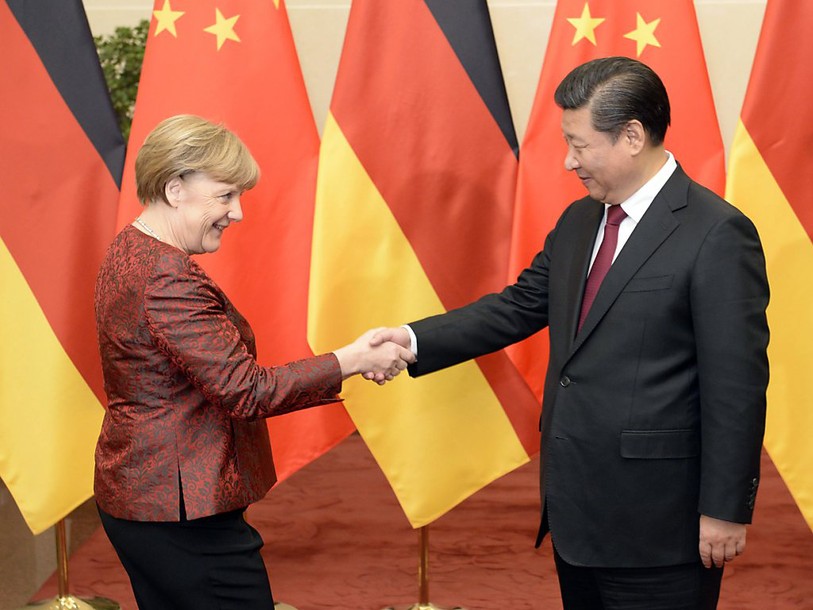 Commande de 100 Airbus A320 lors d'une visite de Merkel en Chine