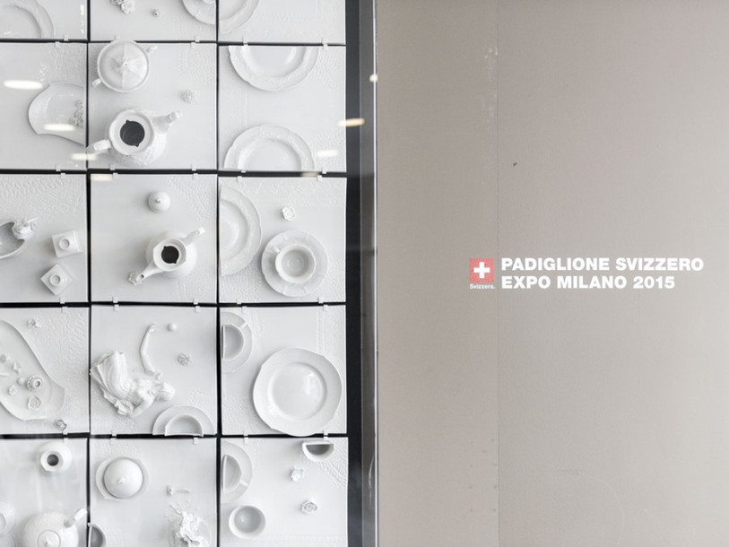 Didier Burkhalter au pavillon suisse à l'Expo de Milan
