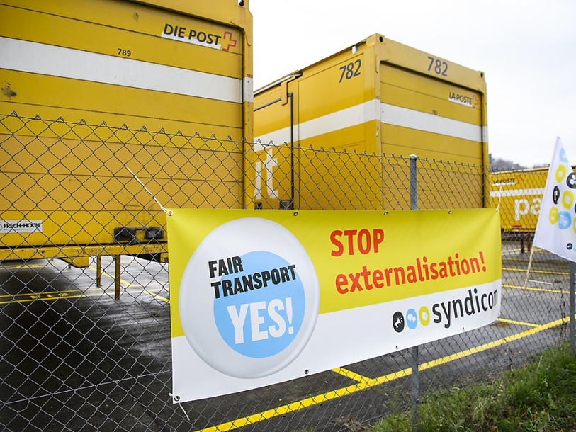 Les chauffeurs de La Poste poursuivent leur mobilisation à Daillens