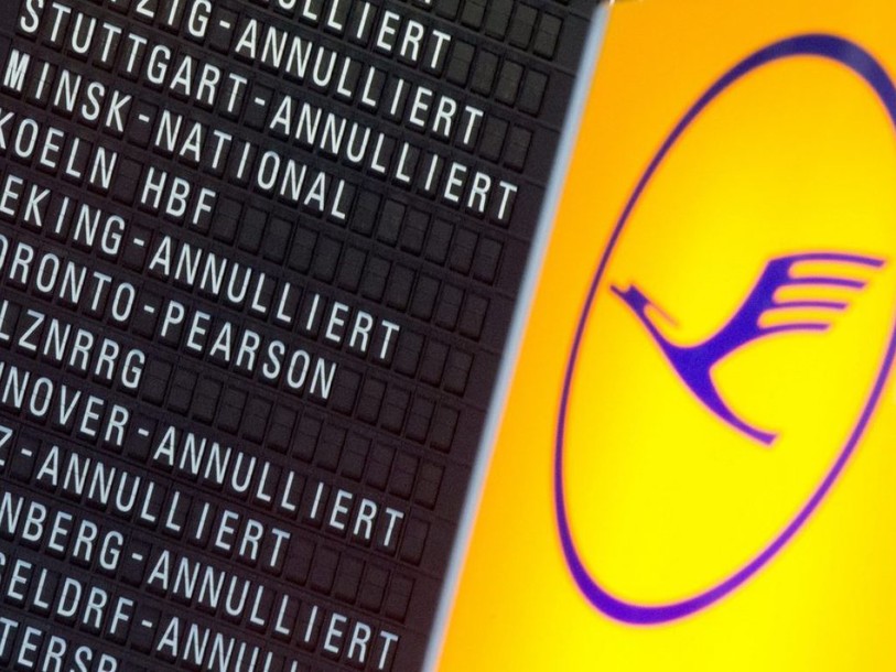 Deuxième jour de grève à Lufthansa: 520 vols annulés