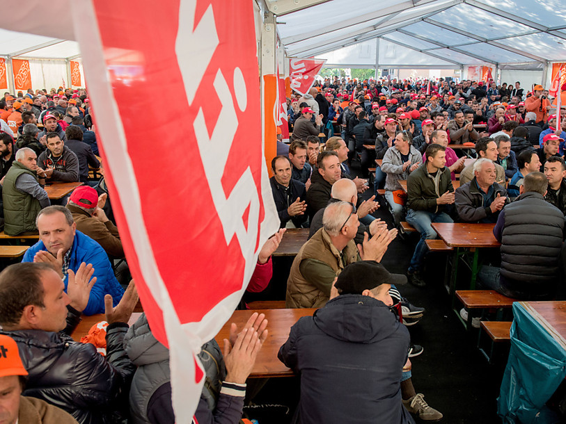 Les travailleurs au Tessin ouvrent la semaine de protestation