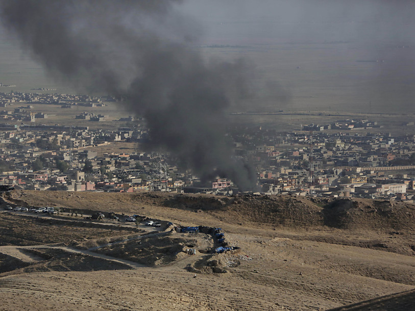 Les combattants kurdes entrent dans la ville irakienne de Sinjar
