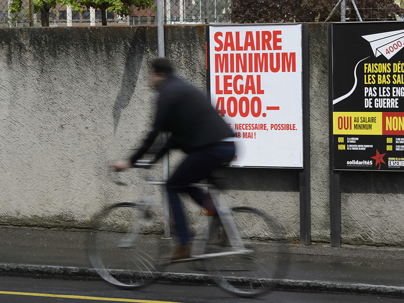 Le salaire médian a atteint 6189 francs en 2014