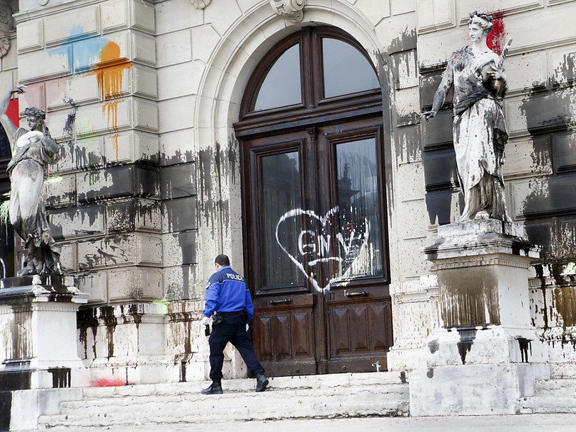 Des dizaines de milliers de francs de dégâts au centre de Genève