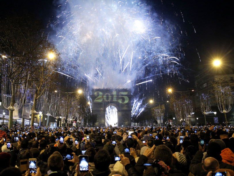 Il y aura une célébration du Nouvel An sur les Champs-Élysées