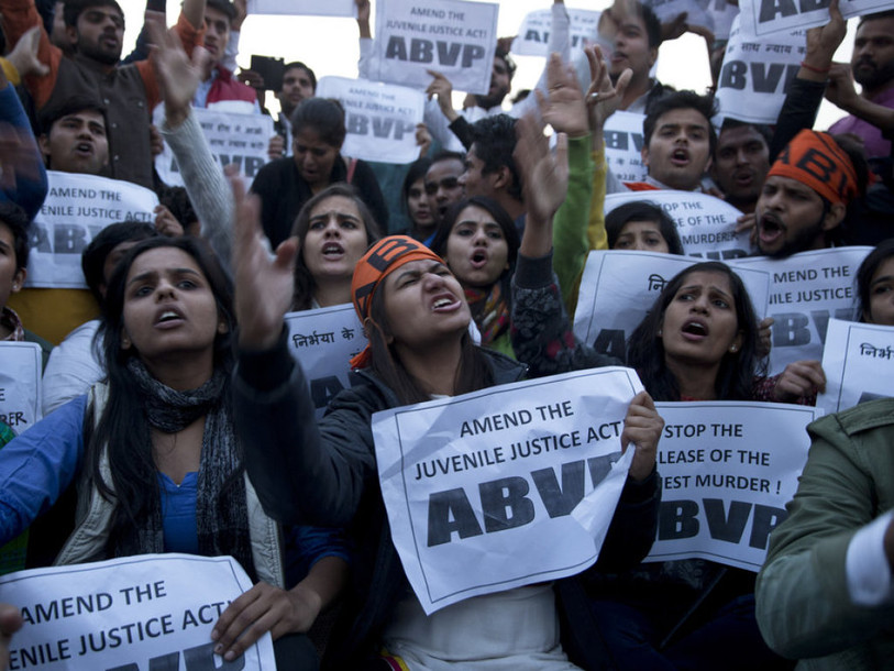 Libération d'un participant à un viol collectif en Inde
