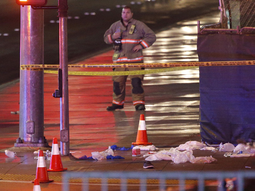 Une conductrice fonce sur un trottoir bondé à Las Vegas