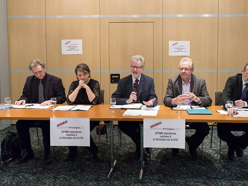 Plus de 23'000 signatures en faveur de RTSreligion