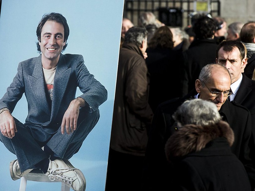 Personnalités et anonymes ont dit adieu à Michel Delpech