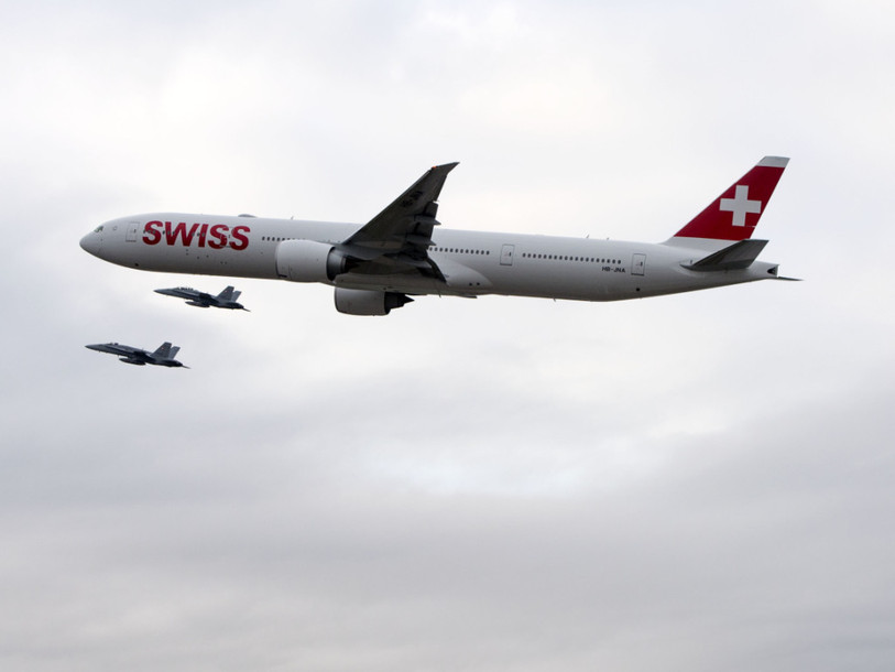 Le nouveau Boeing 777 de Swiss a atterri à Zurich