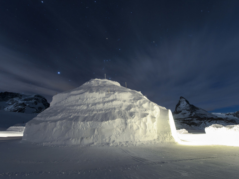 Le plus grand igloo du monde se trouve à Zermatt