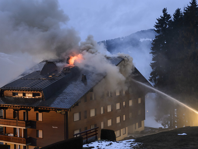 Une personne a péri dans les flammes à Villars-sur-Ollon (VD)