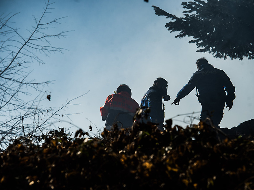 Le feu de forêt à la frontière italo-suisse est sous contrôle