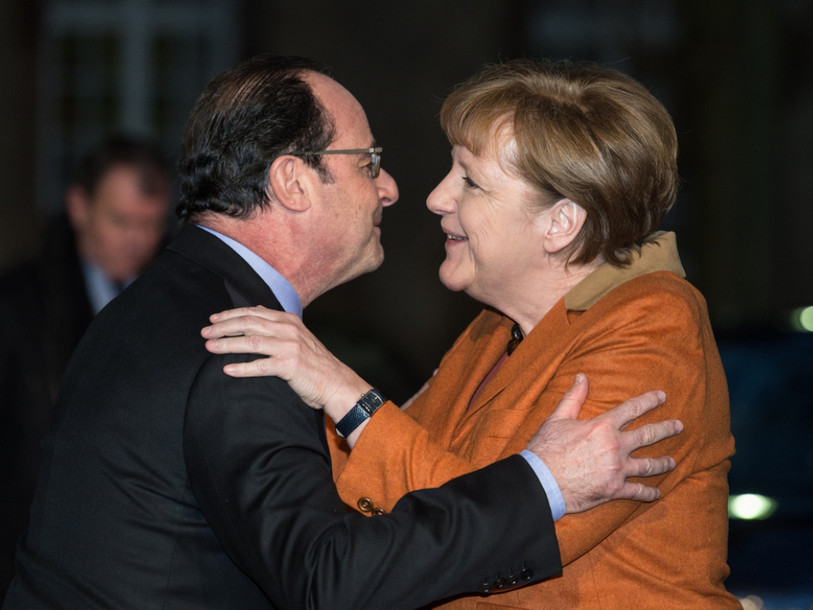 UE: Merkel et Hollande affirment leur accord sur les réfugiés