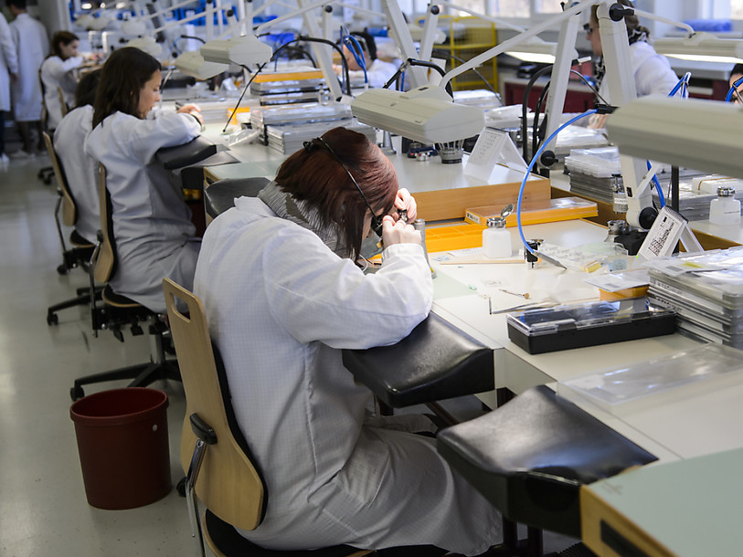 Le repli des exportations horlogères s'est poursuivi en janvier