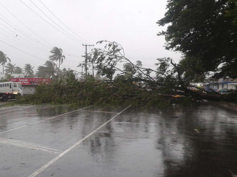 Le puissant cyclone Winston frappe les îles Fidji