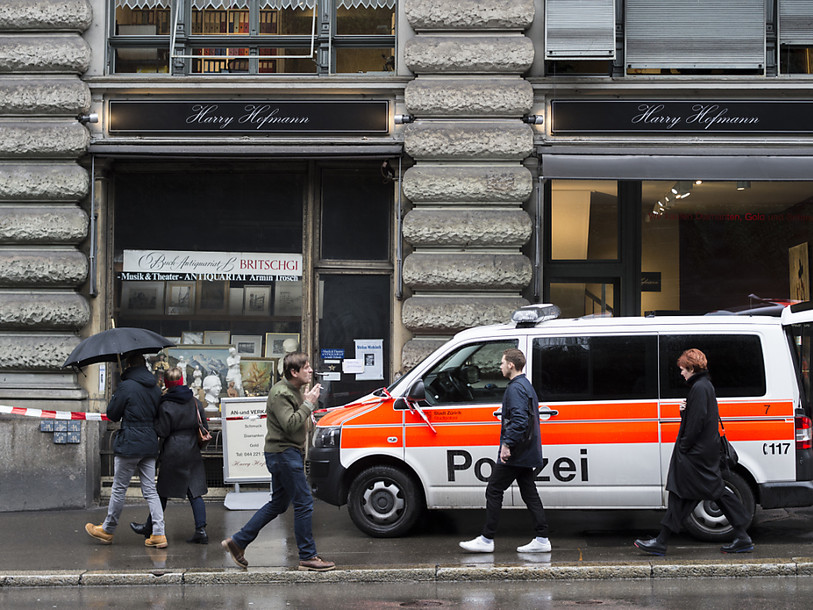 Bijouterie dévalisée à Zurich: butin de plus d'un million de francs