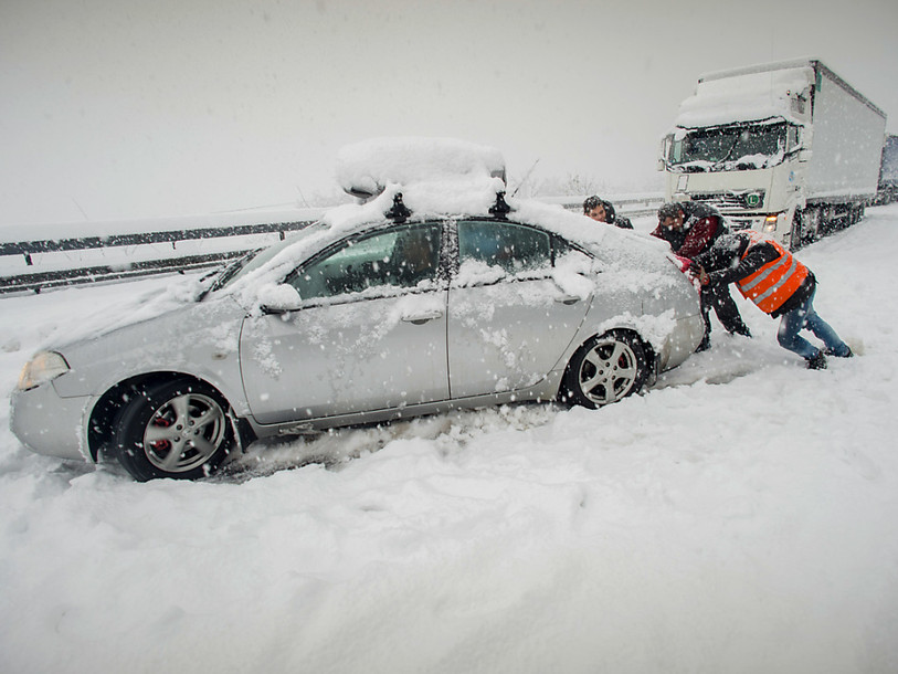Tempête de neige au Tessin