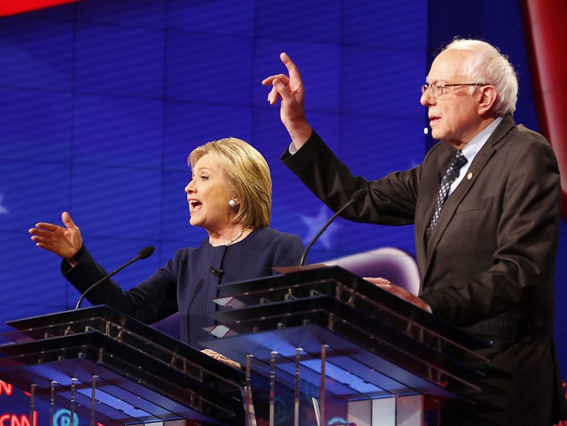 Clinton et Sanders plongent dans le bain brûlant de Flint