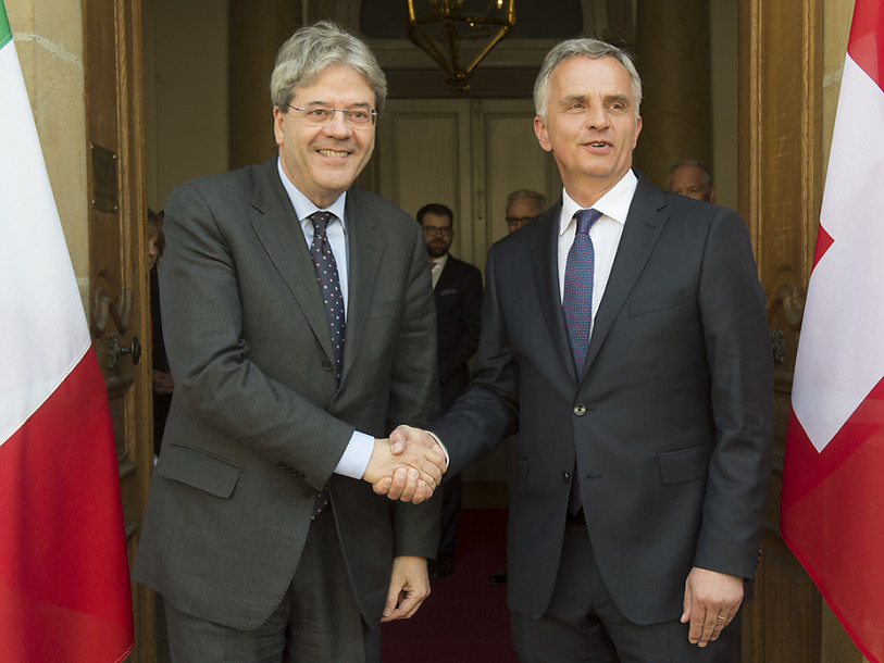 Rome va s'engager pour faire progresser les négociations Suisse-UE