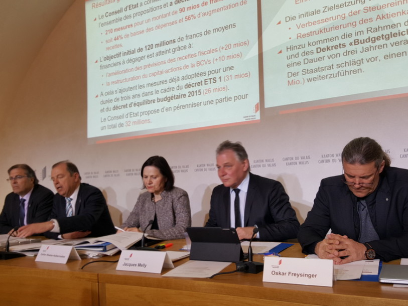 Le gouvernement valaisan a son plan